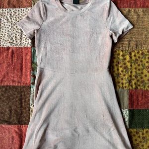 Target Art Class Brand Ribbed Velour Pink Girls’ Dress - Size M (7/8).